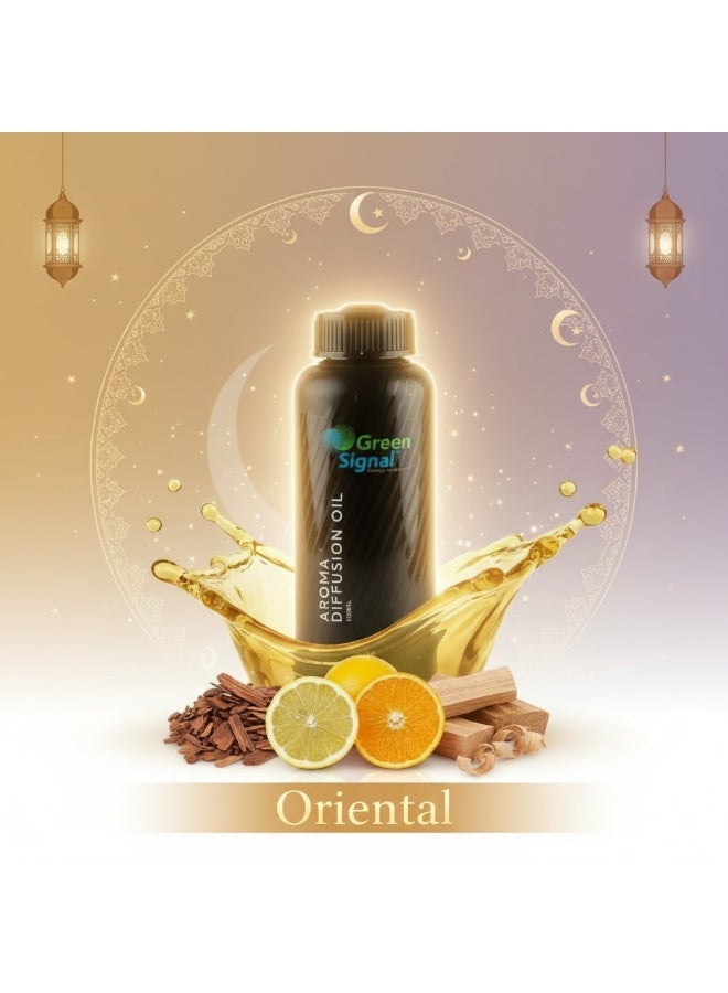 جرين سيجنال زيت عطر  ادريس 500 مل – رائحة عصرية وجذابة لأجهزة الدفيوزر – زيت عطري مركز يدوم طويلًا للمنزل والمكتب - Image 1